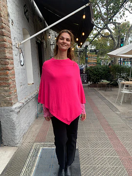 PONCHO EMY FUCSIA