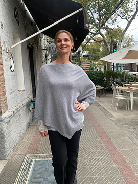PONCHO EMY GRIS