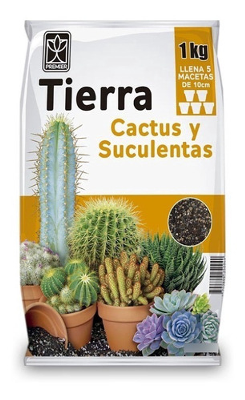 Sustrato Abono Tierra De Cactus y Suculentas x 1Kg