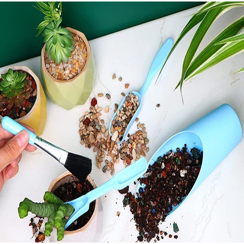 Kit Herramientas De Jardín para Siembra y Cuidado de Cactus Suculentas x15 piezas 3