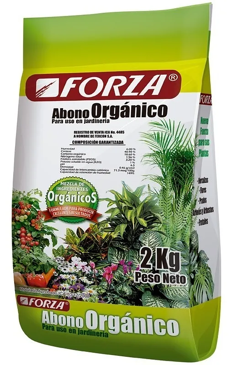 Sustrato Abono Orgánico Forza Para Plantas x2kg