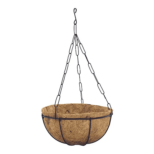 Canasta de colgar para plantas más nido de coco x28 cm diámetro 1
