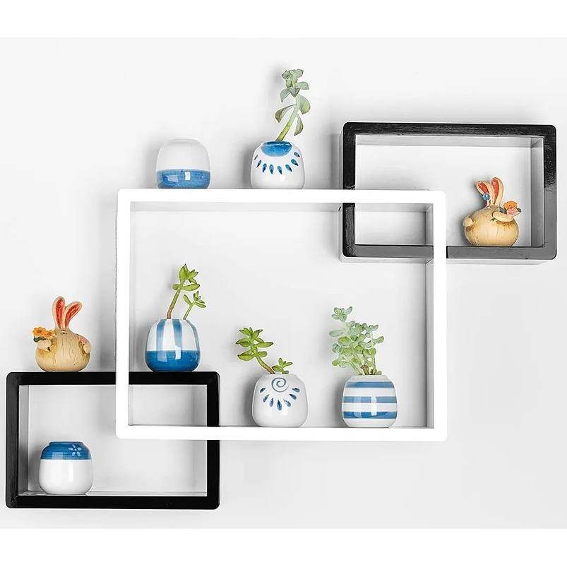 Juego De Macetas En Cerámica Fina x6 Piezas Cactus Baby Blue 4