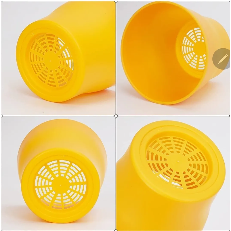 Maceta Plástica Plantas Colores Más Plato 10cm Diámetro x8,5cm Alto 10