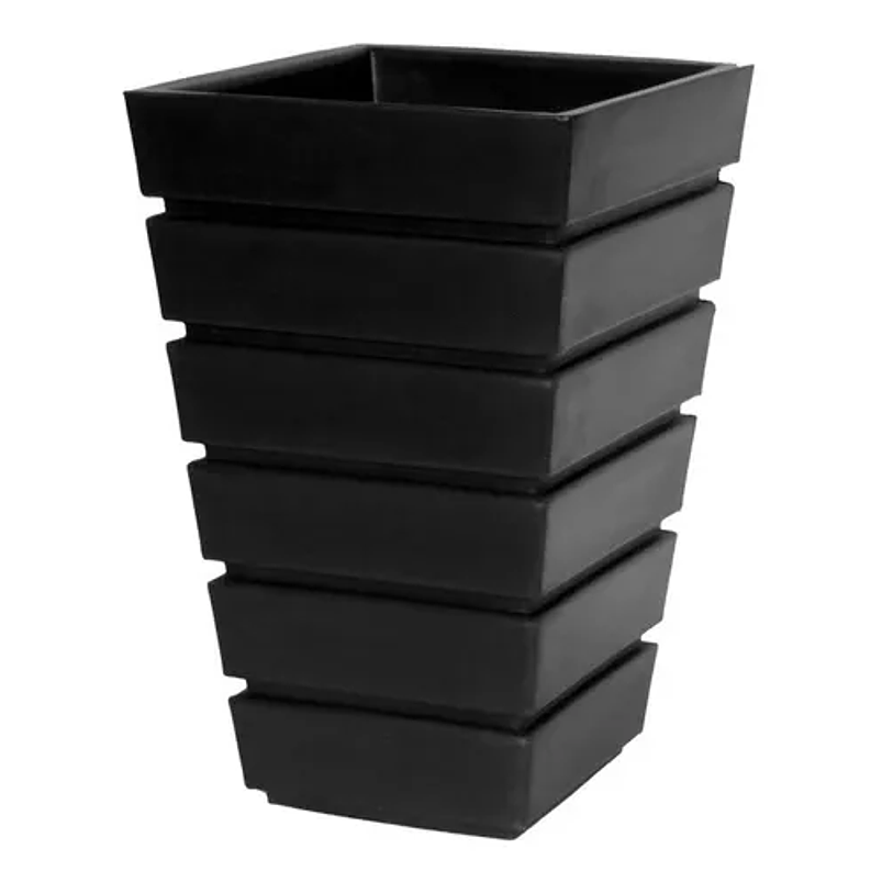 Maceta De Plantas Plástica Gemello Acanalada 33*33*52cm Alto 4