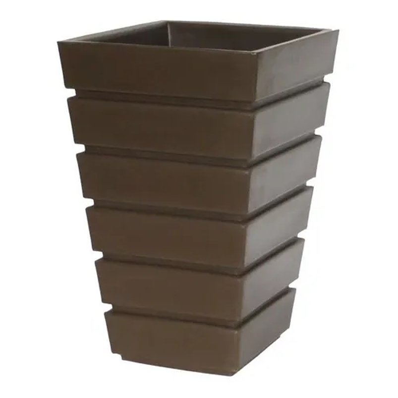 Maceta De Plantas Plástica Gemello Acanalada 33*33*52cm Alto 6