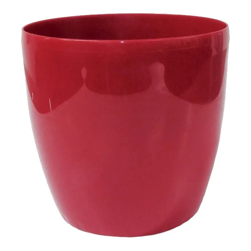 Maceta Plástica Bahía Colores 17cm Diámetro x15cm Alto Fina 1