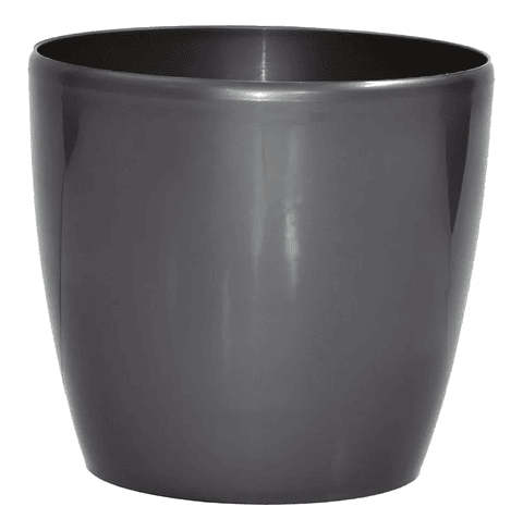 Maceta Plástica Bahía Colores 17cm Diámetro x15cm Alto Fina