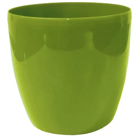 Maceta Plástica Bahía Colores 17cm Diámetro x15cm Alto Fina