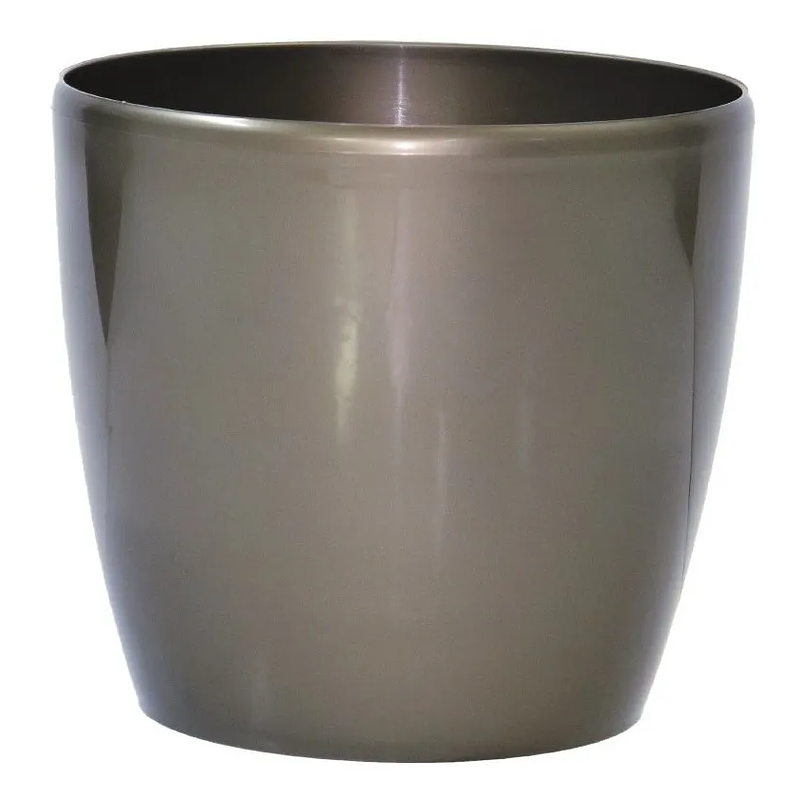 Maceta Plástica Bahía Colores 17cm Diámetro x15cm Alto Fina 7