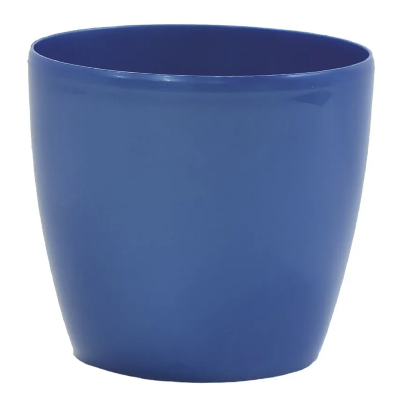 Maceta Plástica Bahía Colores 17cm Diámetro x15cm Alto Fina 9