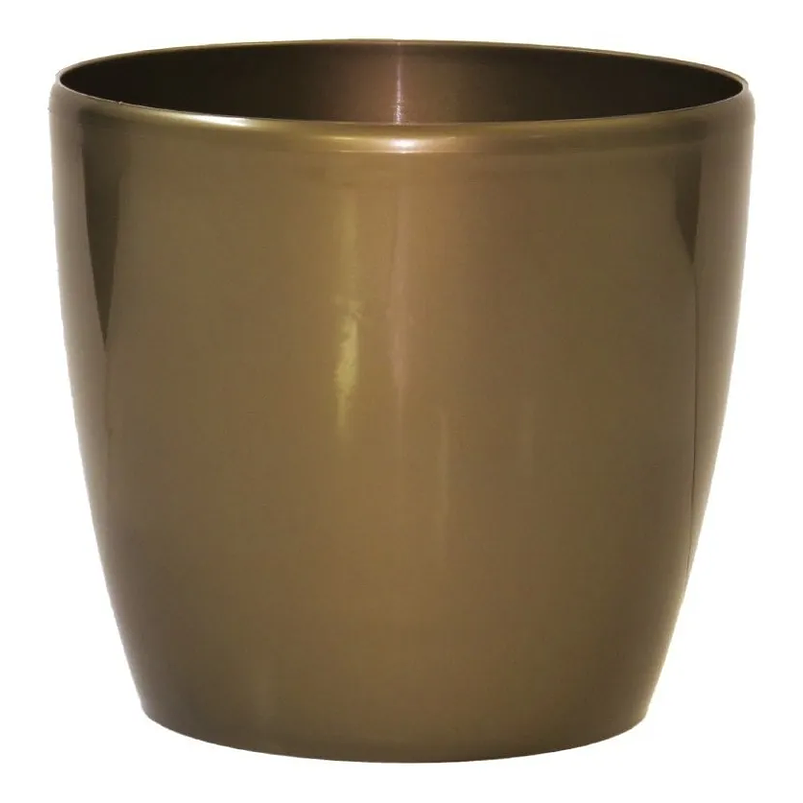 Maceta Plástica Bahía Colores 17cm Diámetro x15cm Alto Fina 10