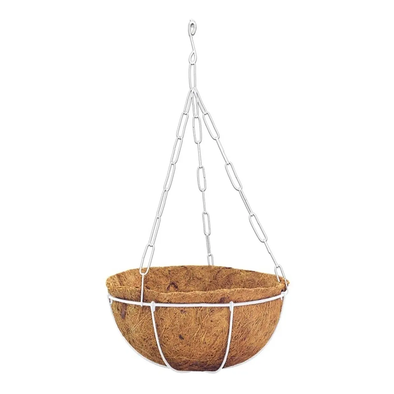 Canasta De Colgar Para Plantas Más Nido De Coco x32 Centímetros Diámetro. 3