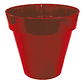 Maceta Redonda Plástica Brillante 22 centimetros Diámetro x19 cm Alto Milan - Miniatura 3
