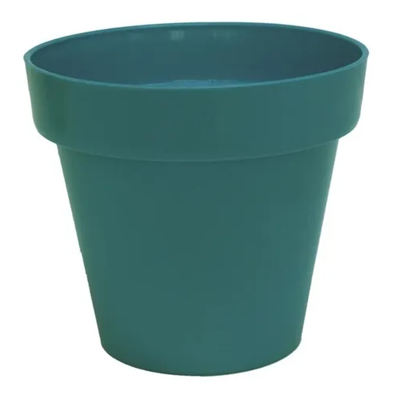 Maceta Plástica Milán Brillante 18cm Diámetro x16cm Alto 13