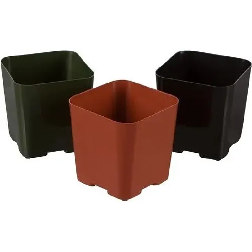 Maceta Plástica Siembra Vivero Cuadrada 5 centímetros x20 Unidades 1