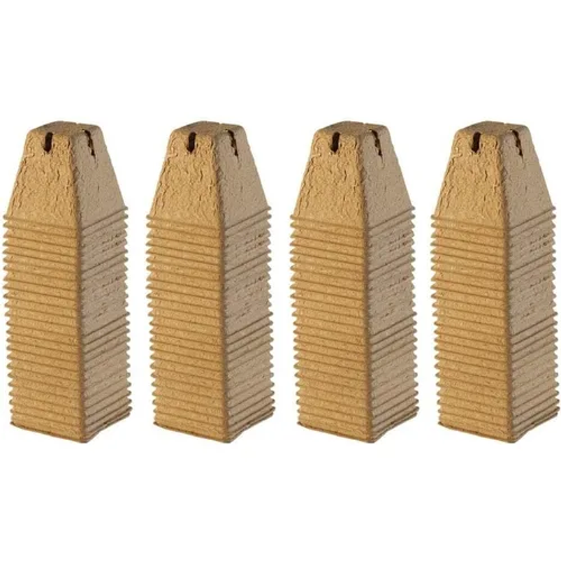Maceta Papel Orgánico Biodegradable x100 Unidades Semillero 6x6 centímetros 7