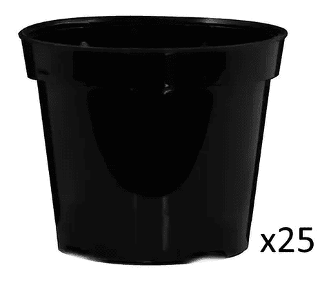 Matera - Maceta Plástico Tipo Vivero 10cm x8cm x25 Unidades P10