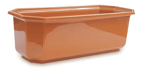 Maceta Jardinera Plantas Rectangular Plástica 40cm Largo
