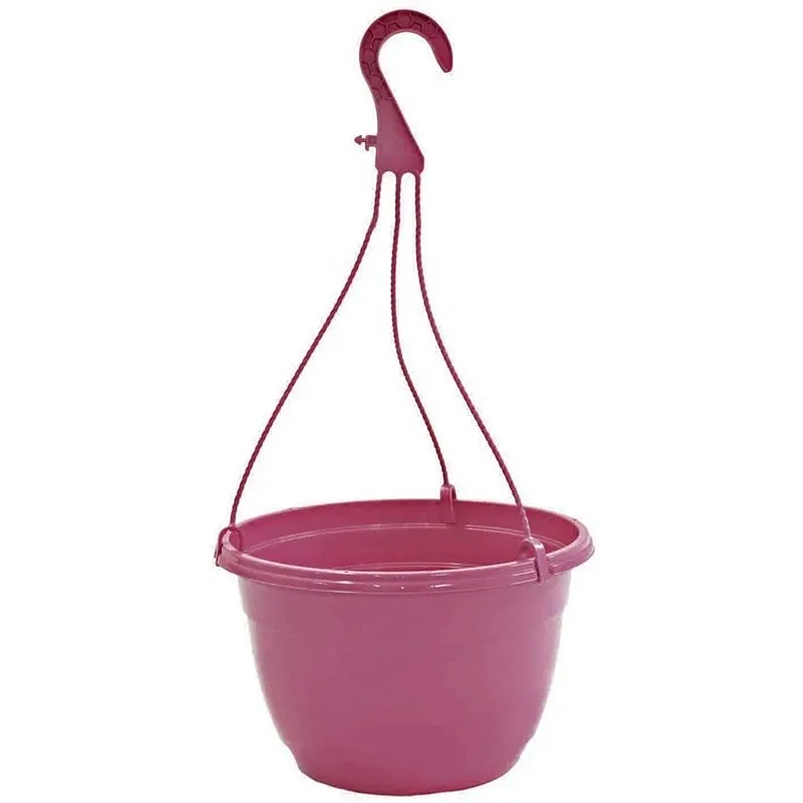 Maceta Plástica De Colgar Para Plantas De 25cm Diámetro 6