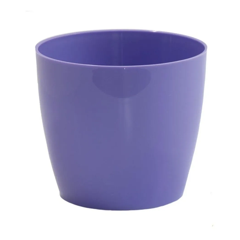 Maceta Plástica Bahía Colores 14cm Diámetro x13,4cm Alto Fina 4