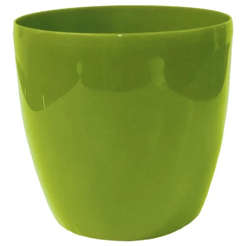 Maceta Plástica Bahía Colores 14cm Diámetro x13,4cm Alto Fina 5