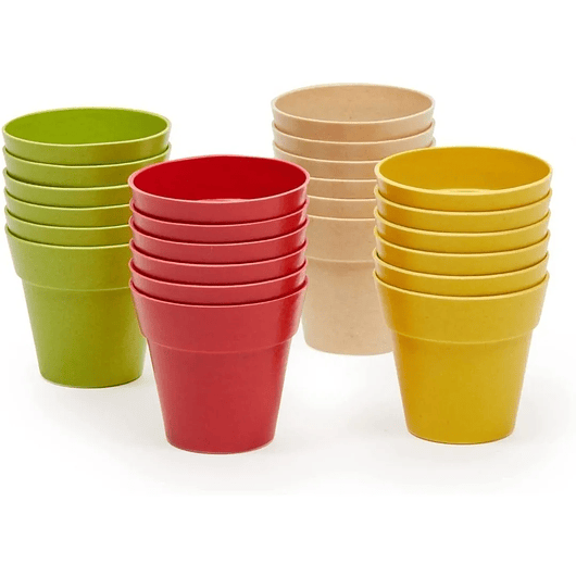 Macetas Plantas x6 Unidades Tipo Recordatorio 4cm Diámetro x6cm Alto 1