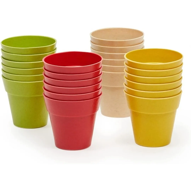 Macetas Plantas x6 Unidades Tipo Recordatorio 4cm Diámetro x6cm Alto 1