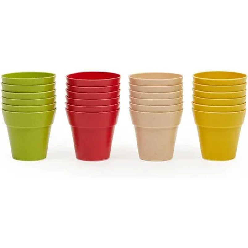 Macetas Plantas x6 Unidades Tipo Recordatorio 4cm Diámetro x6cm Alto 4