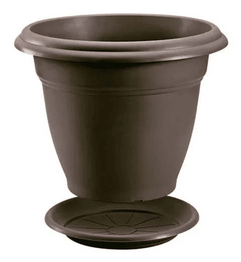 Maceta Plantas Clásica Firme Más Plato 35cm Diámetro x27cm Alto