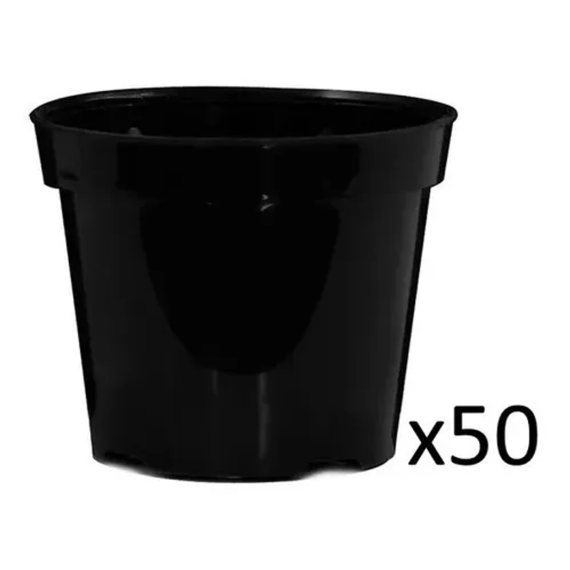 Maceta de Siembra Tipo Vivero x50 Unidades 14cm Diámetro x12 Alto P14 1