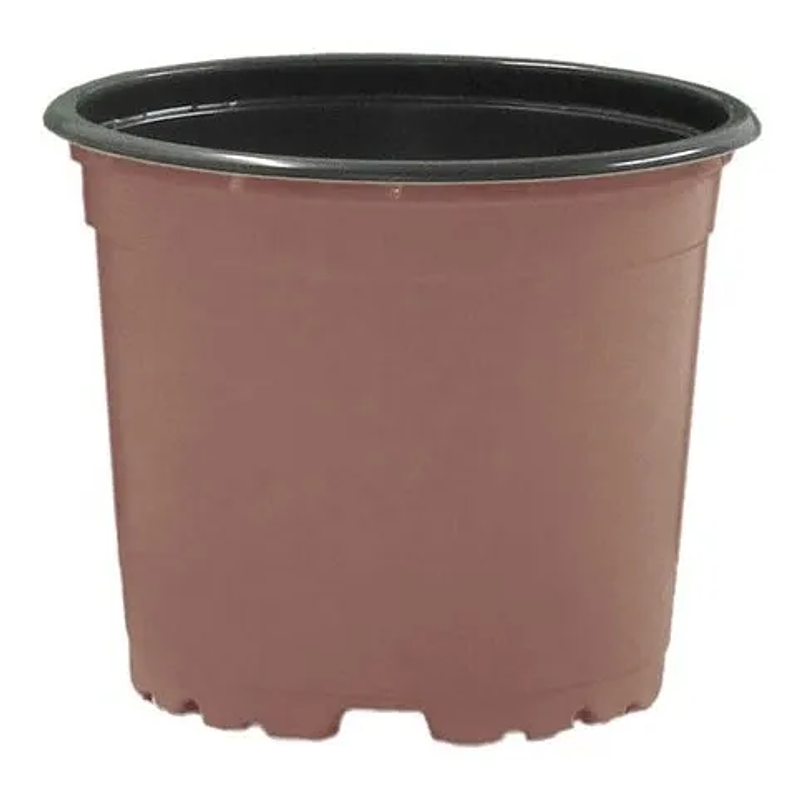 Matera plástica tipo vivero x25 unidades color 9cm diámetro x7cm alto 5