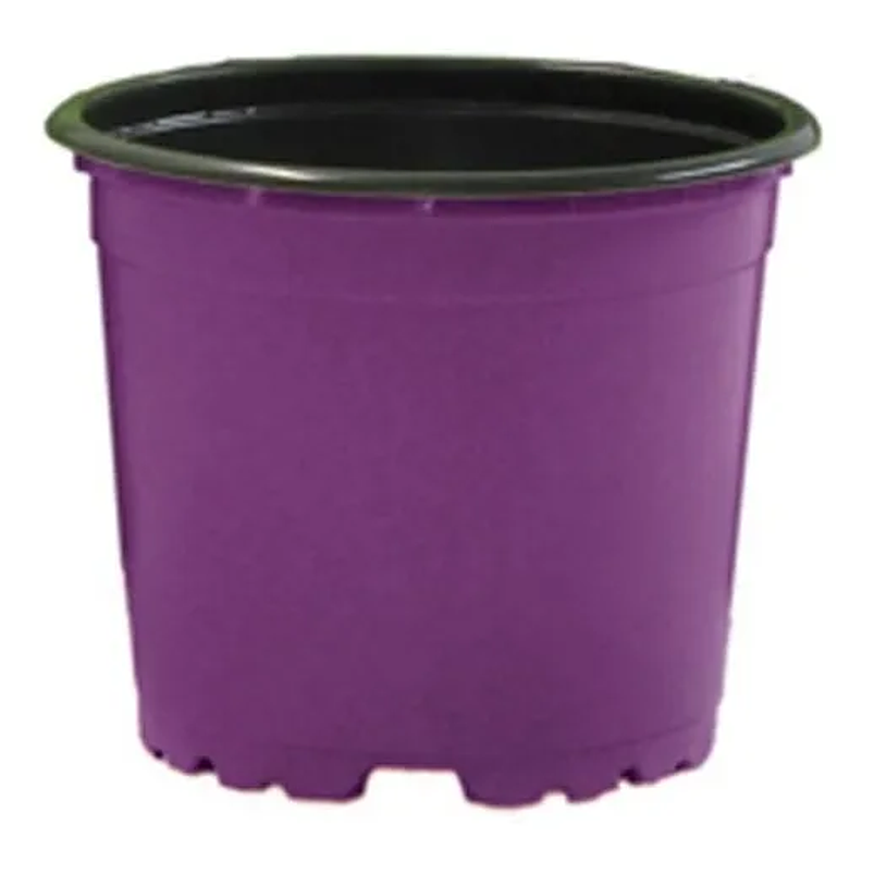 Matera plástica tipo vivero x25 unidades color 9cm diámetro x7cm alto 11