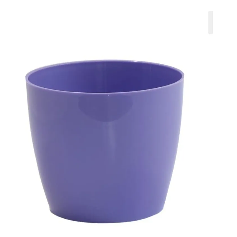 Maceta Plástica Bahía Colores 9cm Diámetro x8cm Alto Fina 1