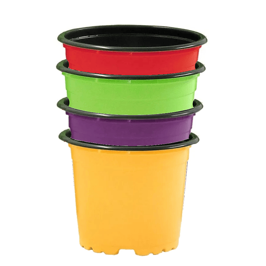 Matera plástica tipo vivero x25 unidades color 9cm diámetro x7cm alto 13