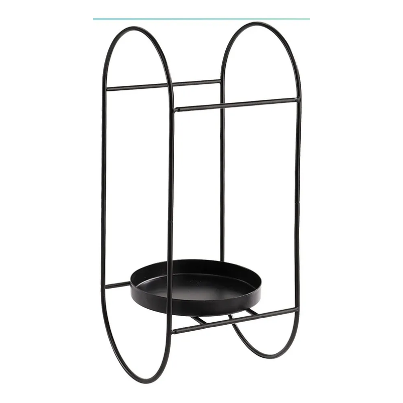 Juego De Macetas Cerámica Fina Más Soporte Pared x2 Unidades 4