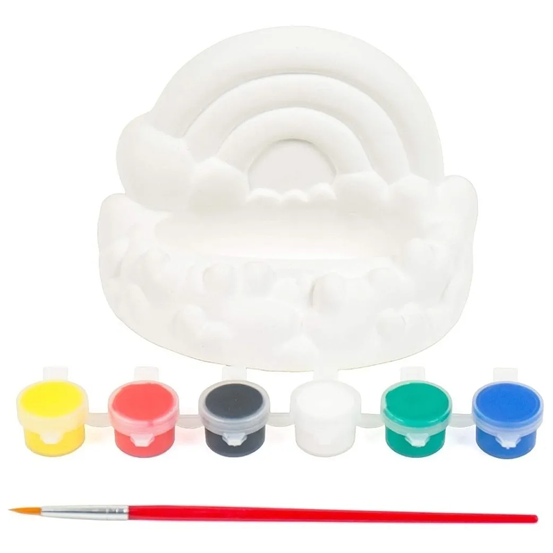 Kit Maceta Plantas Para Decoración Con Pintura Juego Niños 7