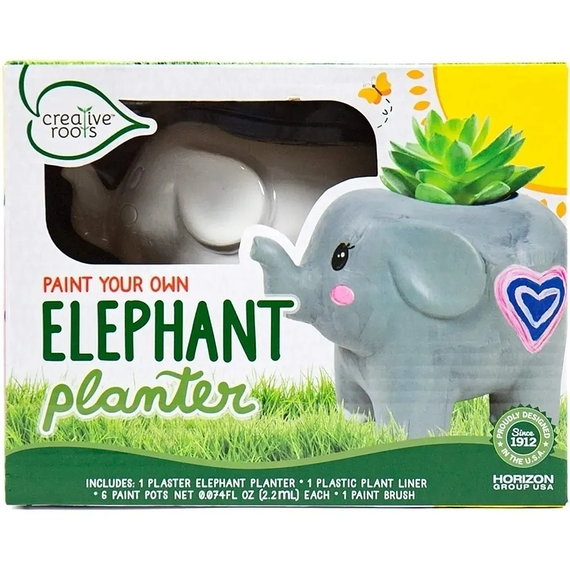 Kit Maceta Plantas Para Decoración Con Pintura Juego Niños 1