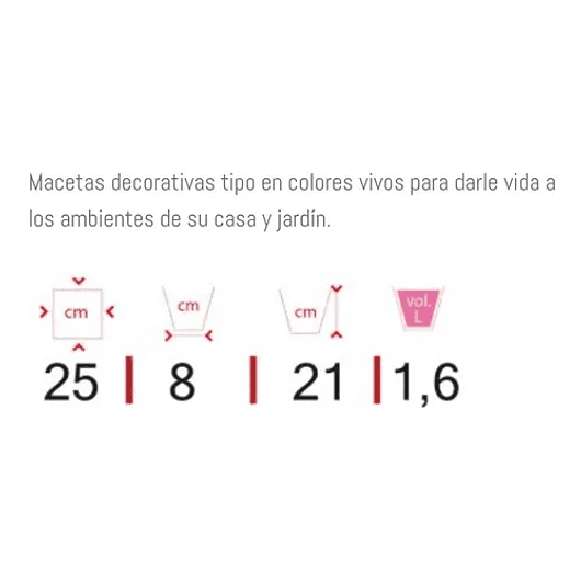 Maceta Plantas Cuadrada Plástica Rattan Mediana 25x25x21 Alto 2