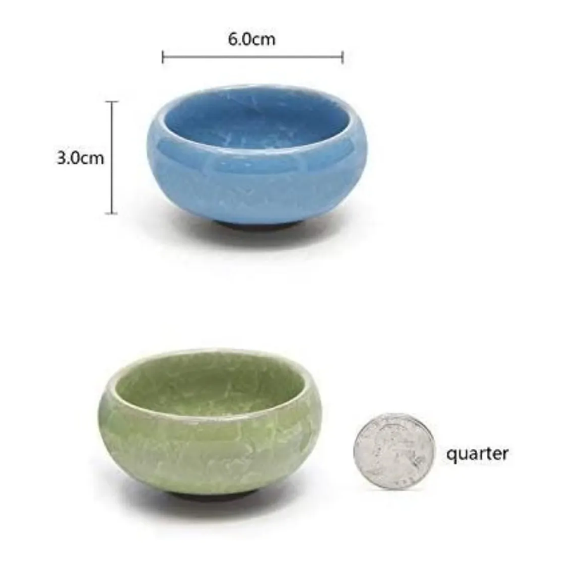 Juego De Macetas Cerámica x6 Unidades Cactus y Suculentas Crack 2