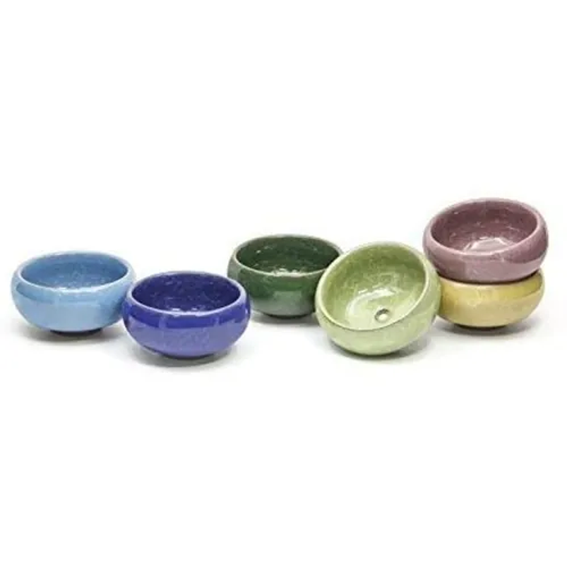 Juego De Macetas Cerámica x6 Unidades Cactus y Suculentas Crack 1