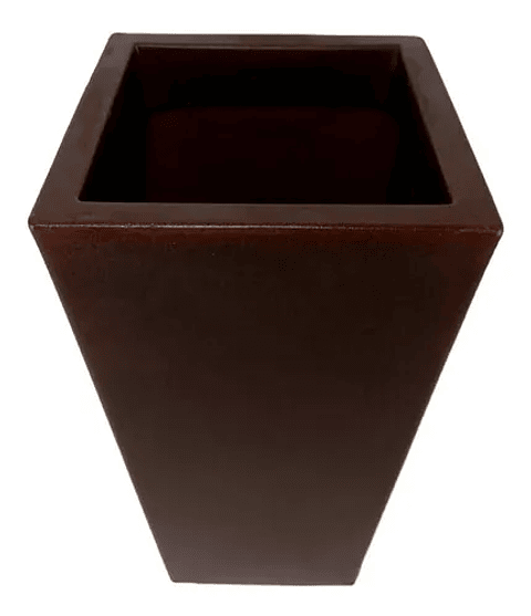 Maceta De Plantas Plástica Gemello Lisa 26cm x26cm x50cm Alto