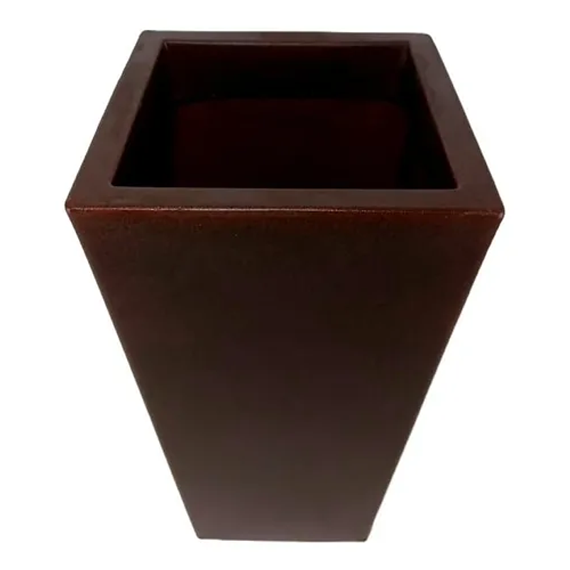 Maceta De Plantas Plástica Gemello Lisa 26cm x26cm x50cm Alto 2
