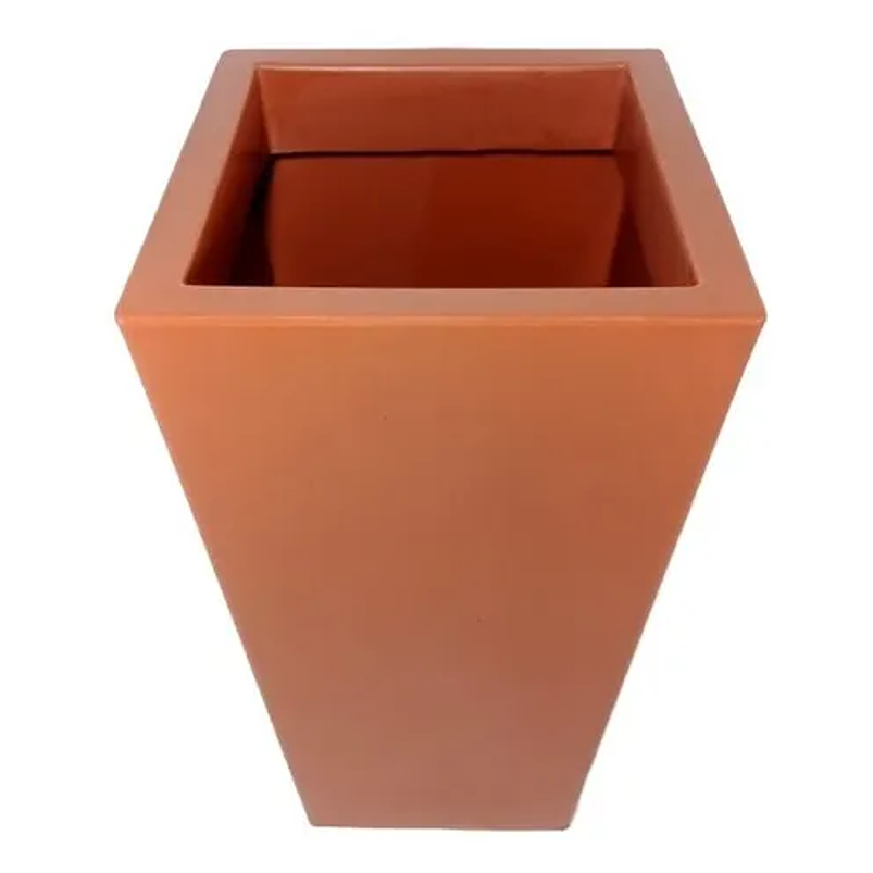 Maceta De Plantas Plástica Gemello Lisa 26cm x26cm x50cm Alto 1