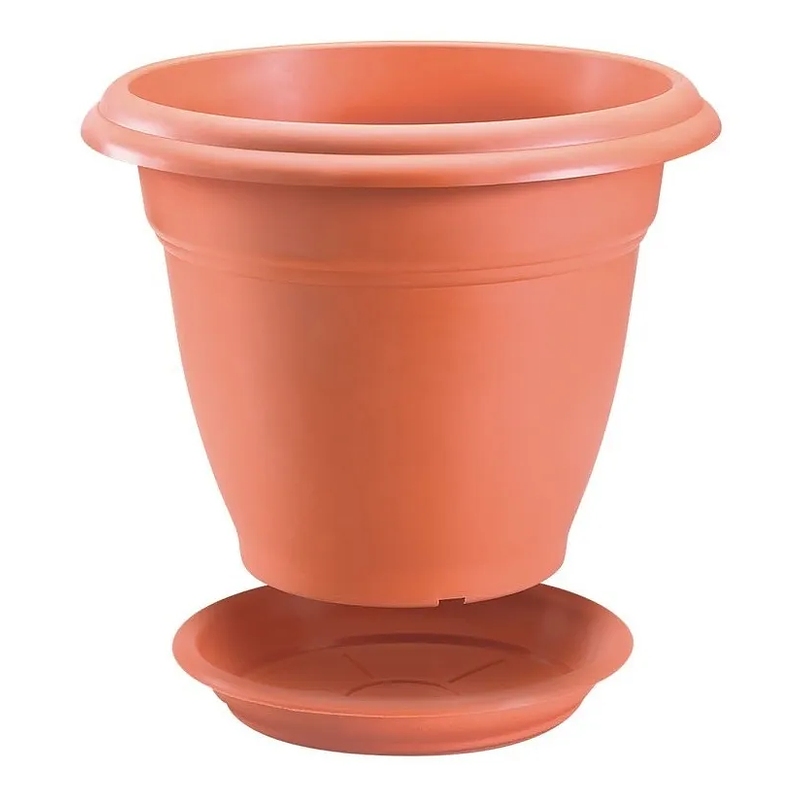 Maceta Clásica Plástica Plantas Más Plato x60cm Diámetro 47cm Alto 1