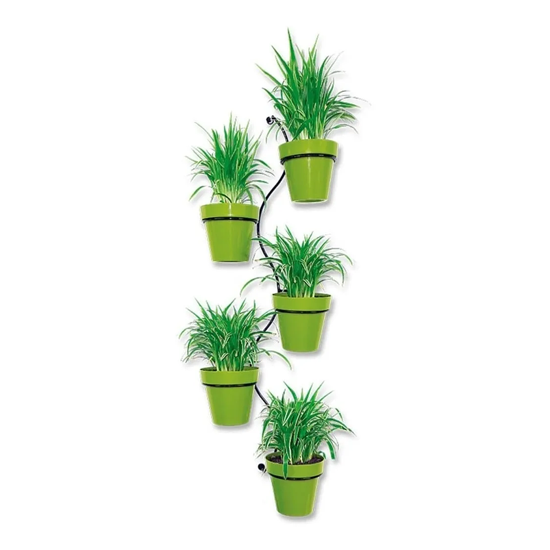 Soporte Macetas Pared x5 Espacio 13cm Diámetro 1
