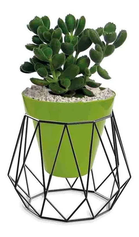 Soporte de Mesa de Maceta Plantas 19cm Alto 17cm Diámetro