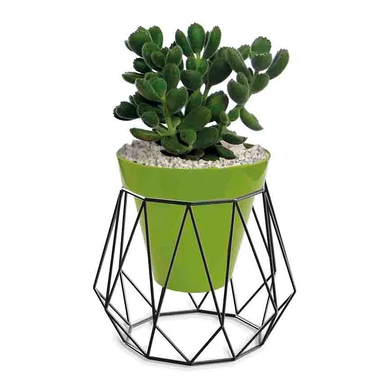 Soporte de Mesa de Maceta Plantas 19cm Alto 17cm Diámetro 1