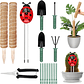 Kit Soporte De Plantas En Fibra De Coco x2 Unidades Más Herramientas - Miniatura 1