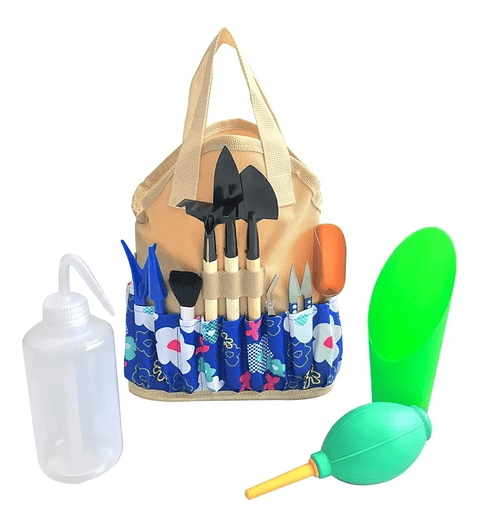 Kit Herramientas Plantas Cactus Suculenta x13 Piezas más Bolso